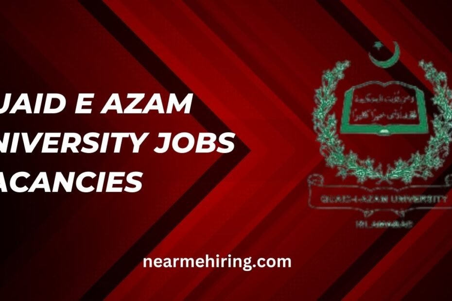 Quaid e Azam University Jobs